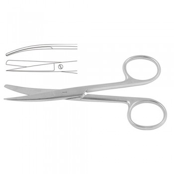Operating Scissor Curved - Sharp/Blunt Stainless Steel, 16.5 cm - 6 1/2"